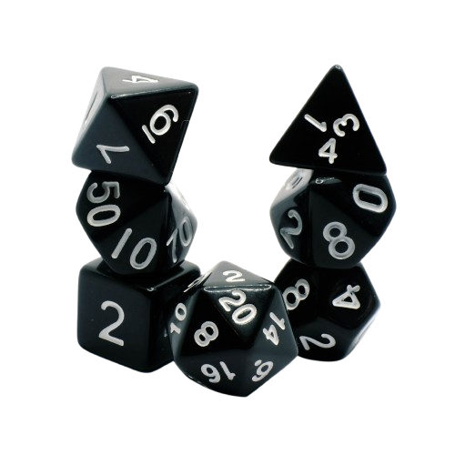 Polydice Set - Zwart